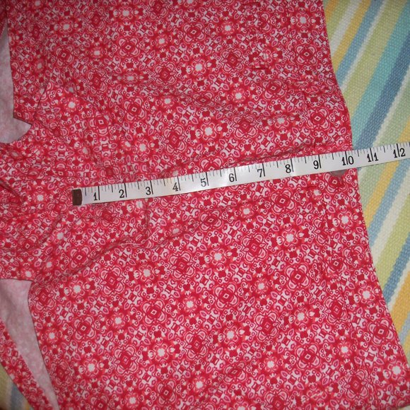 GAP Red deco tile chino shorts size 14R - Picture 6 of 8